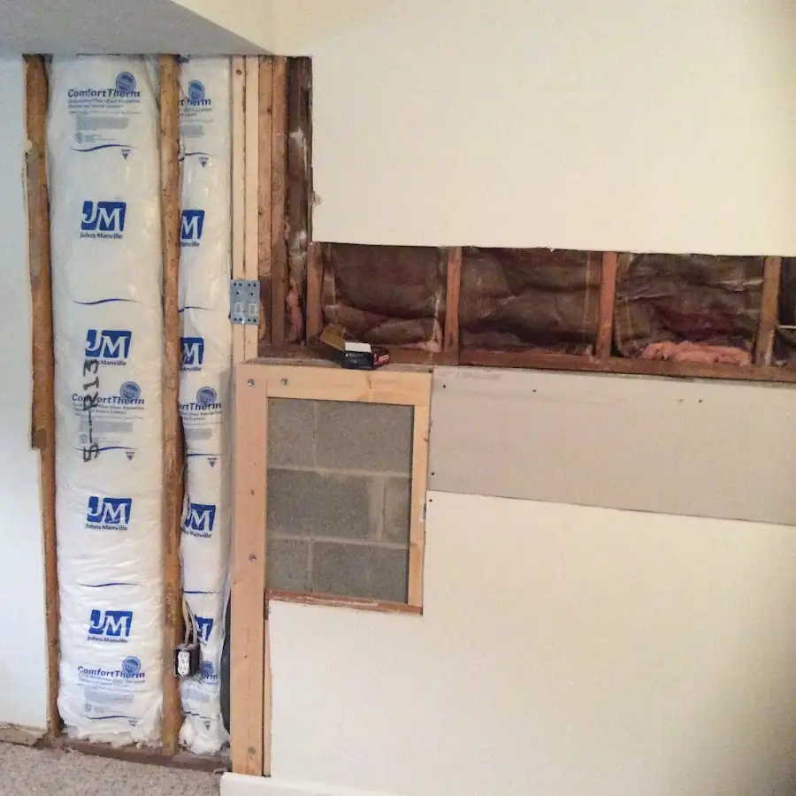Wall insulation replacement during Odor Removal & Deodorization in Swissvale
